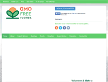 Tablet Screenshot of gmofreeflorida.org